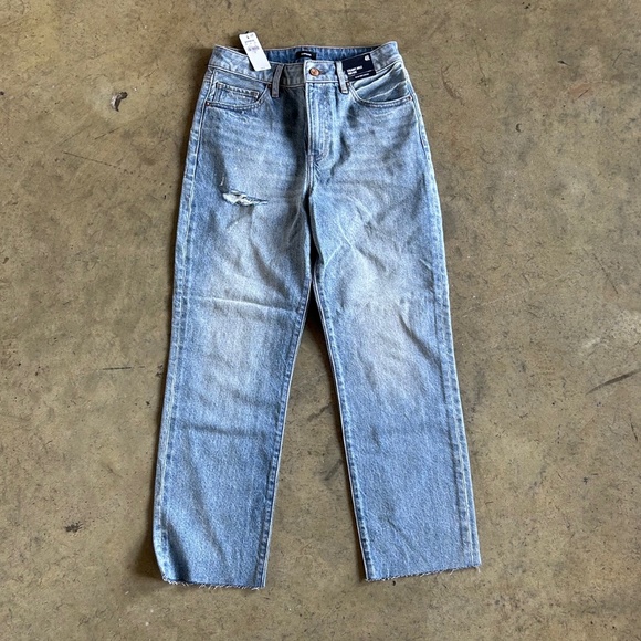 NWT Express jeans, high waisted, straight ankle - Picture 1 of 5